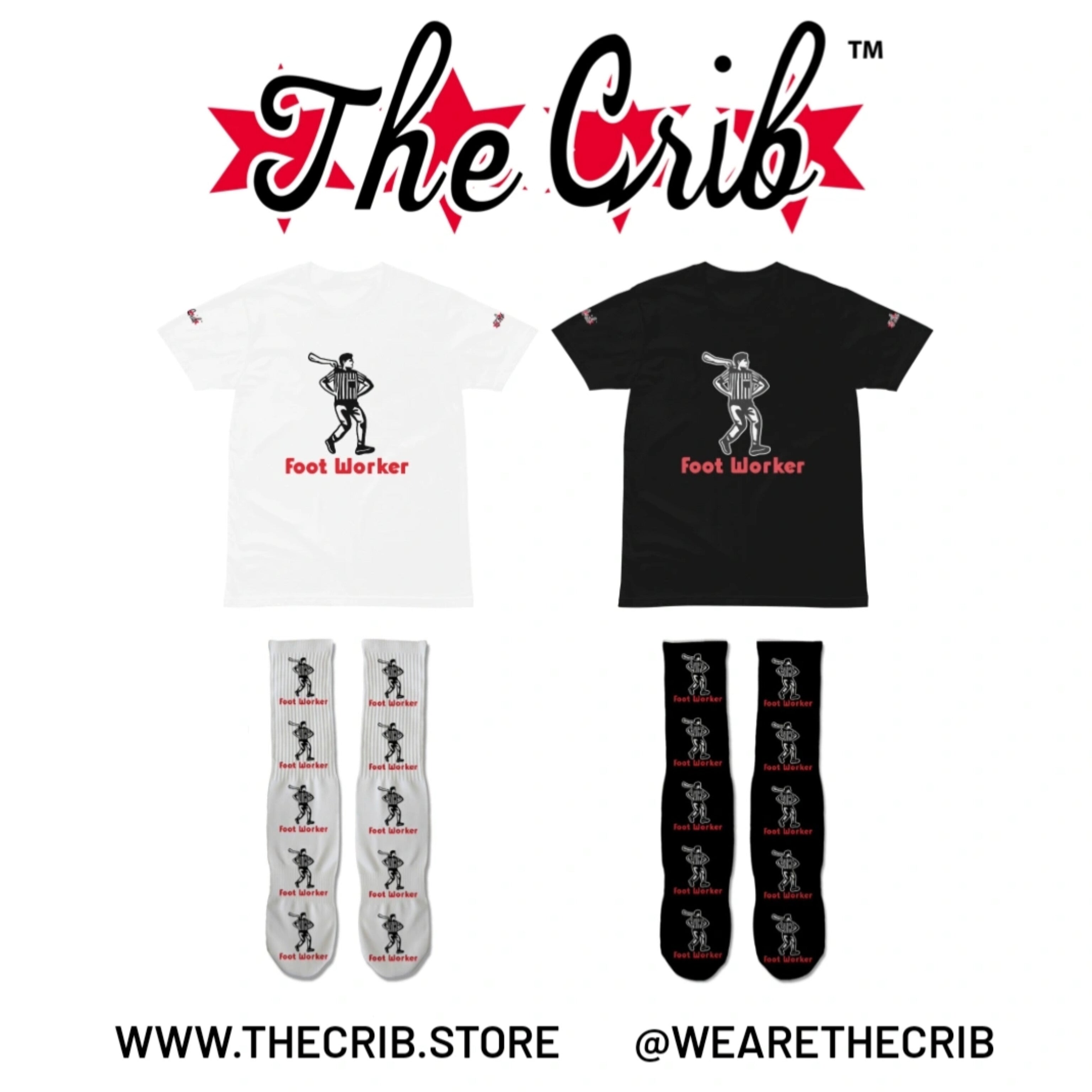 The Crib® Foot Worker Shirt & Socks