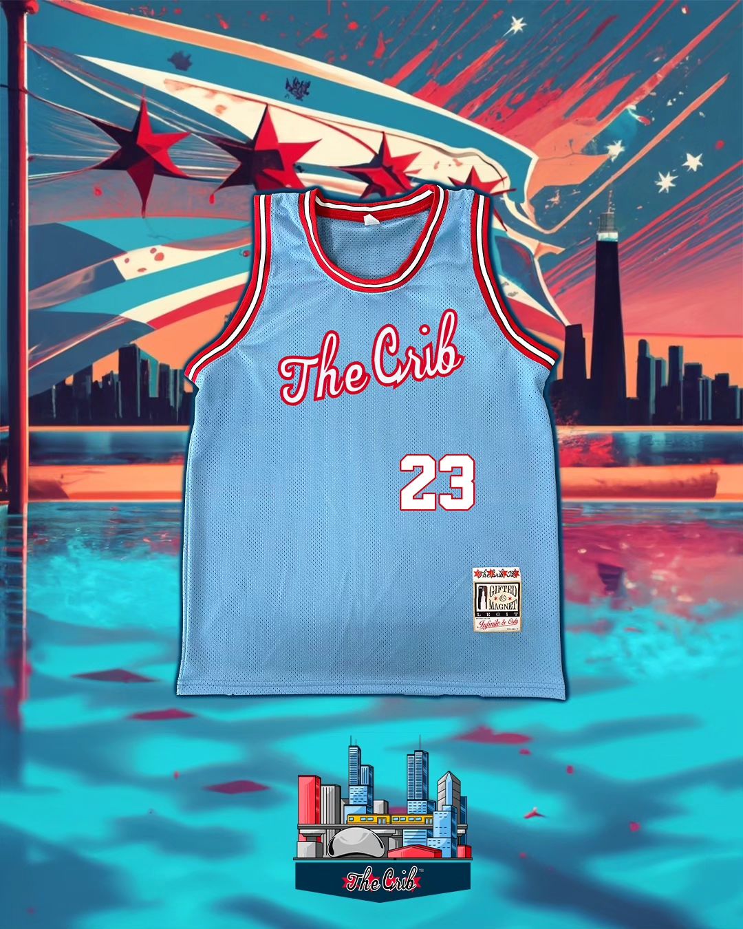 The Crib® Custom Jersey - BLUE