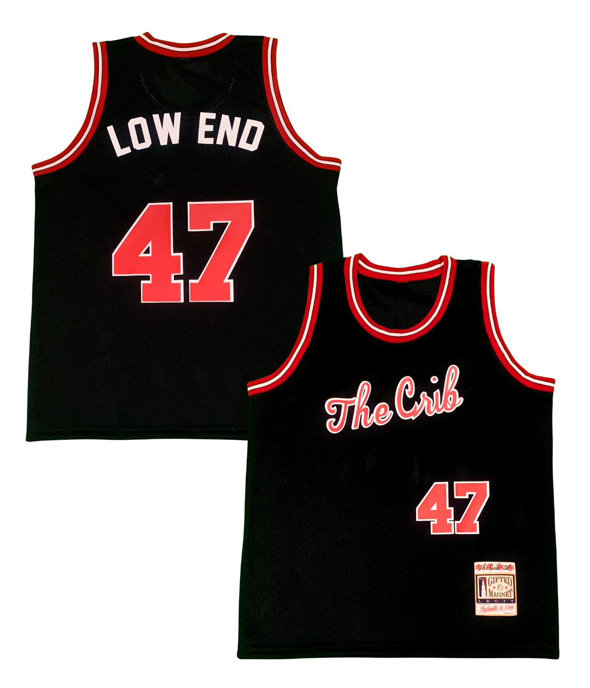 The Crib® Custom Jersey - BLACK
