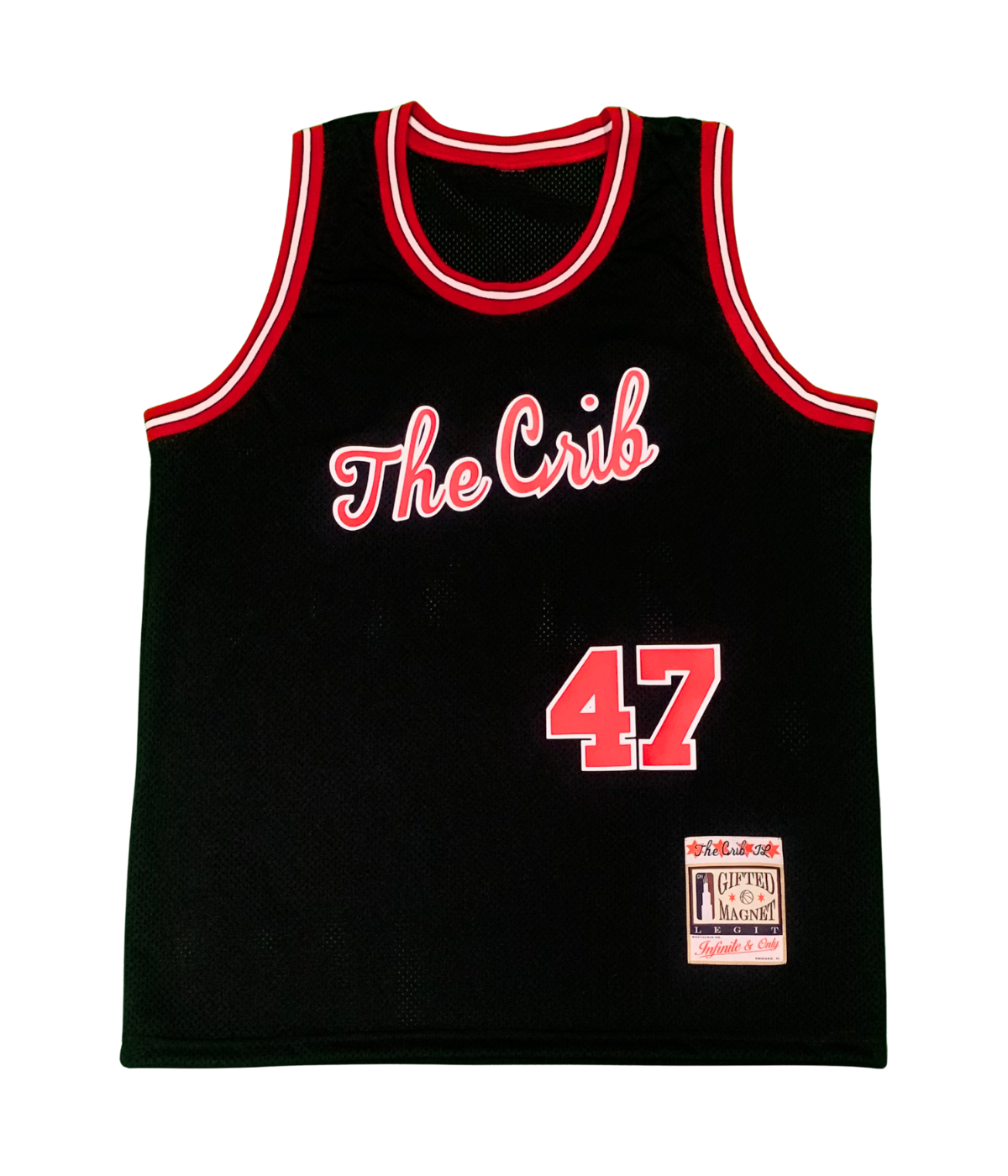 The Crib® Custom Jersey - BLACK