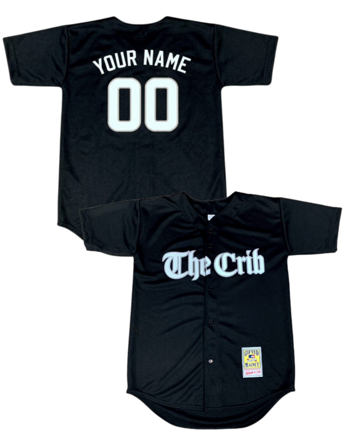 Comiskey Baseball Jersey (CUSTOM) - BLACK