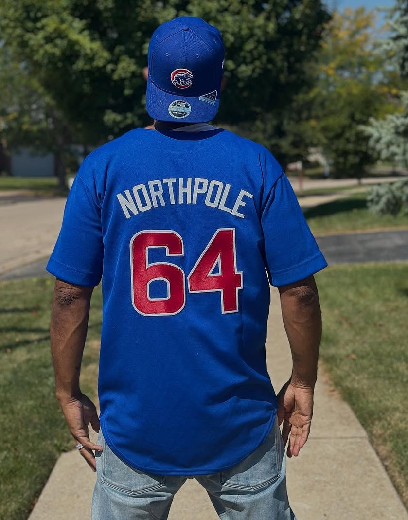 Wrigley Baseball Jersey (CUSTOM) - BLUE