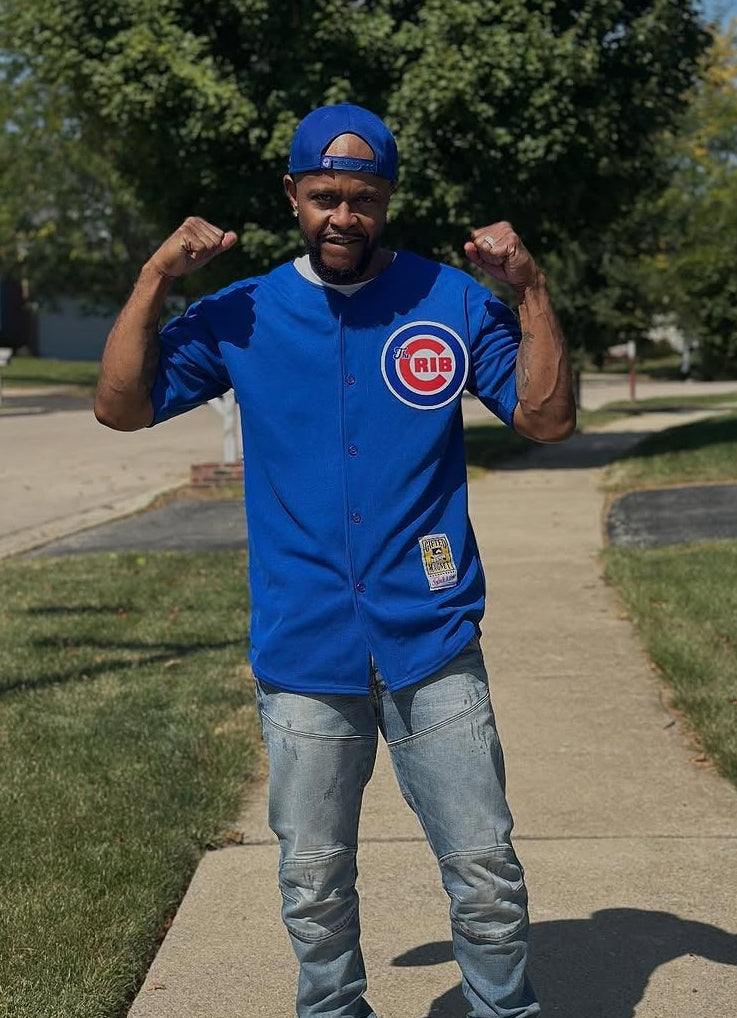 Wrigley Baseball Jersey (CUSTOM) - BLUE