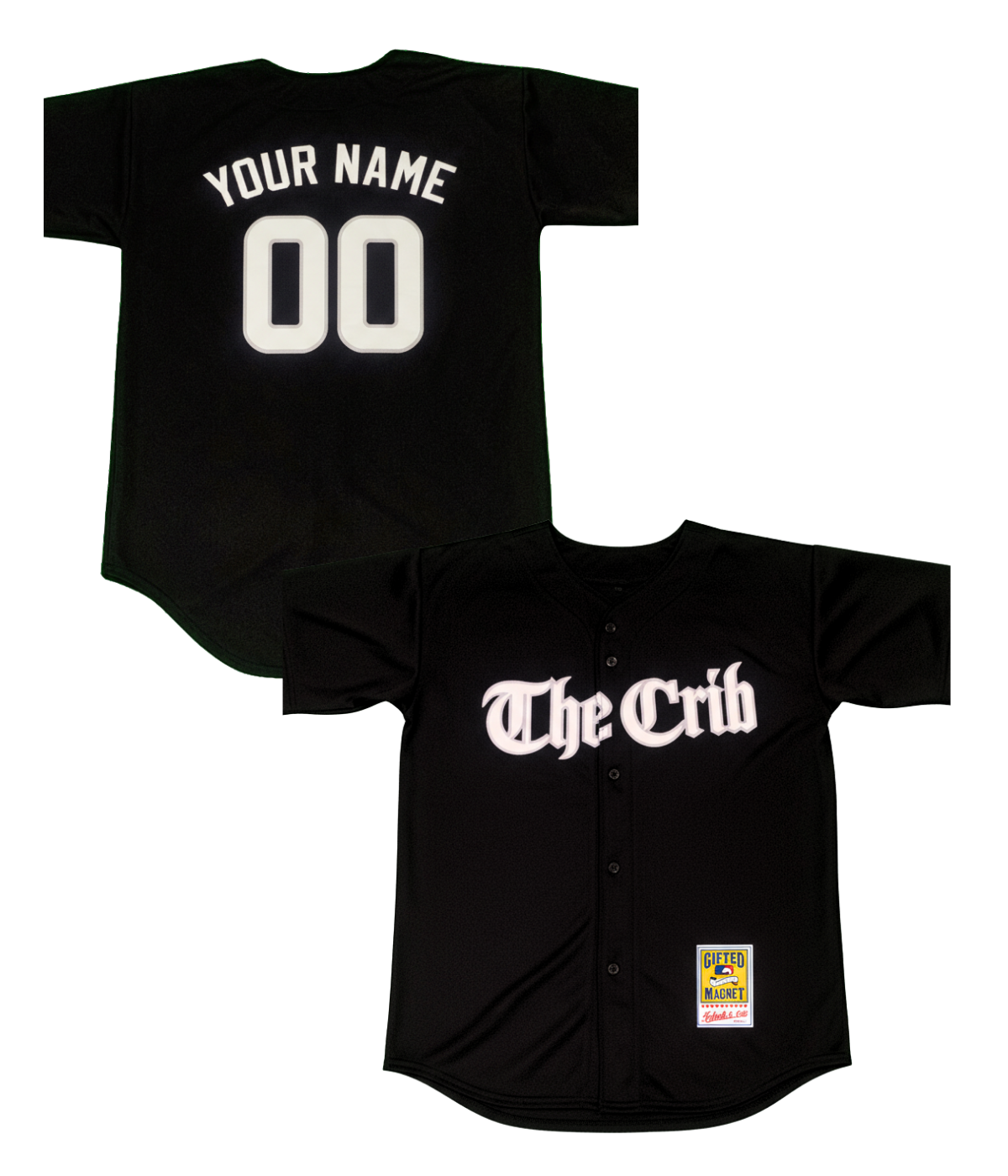 Comiskey Baseball Jersey (CUSTOM) - BLACK