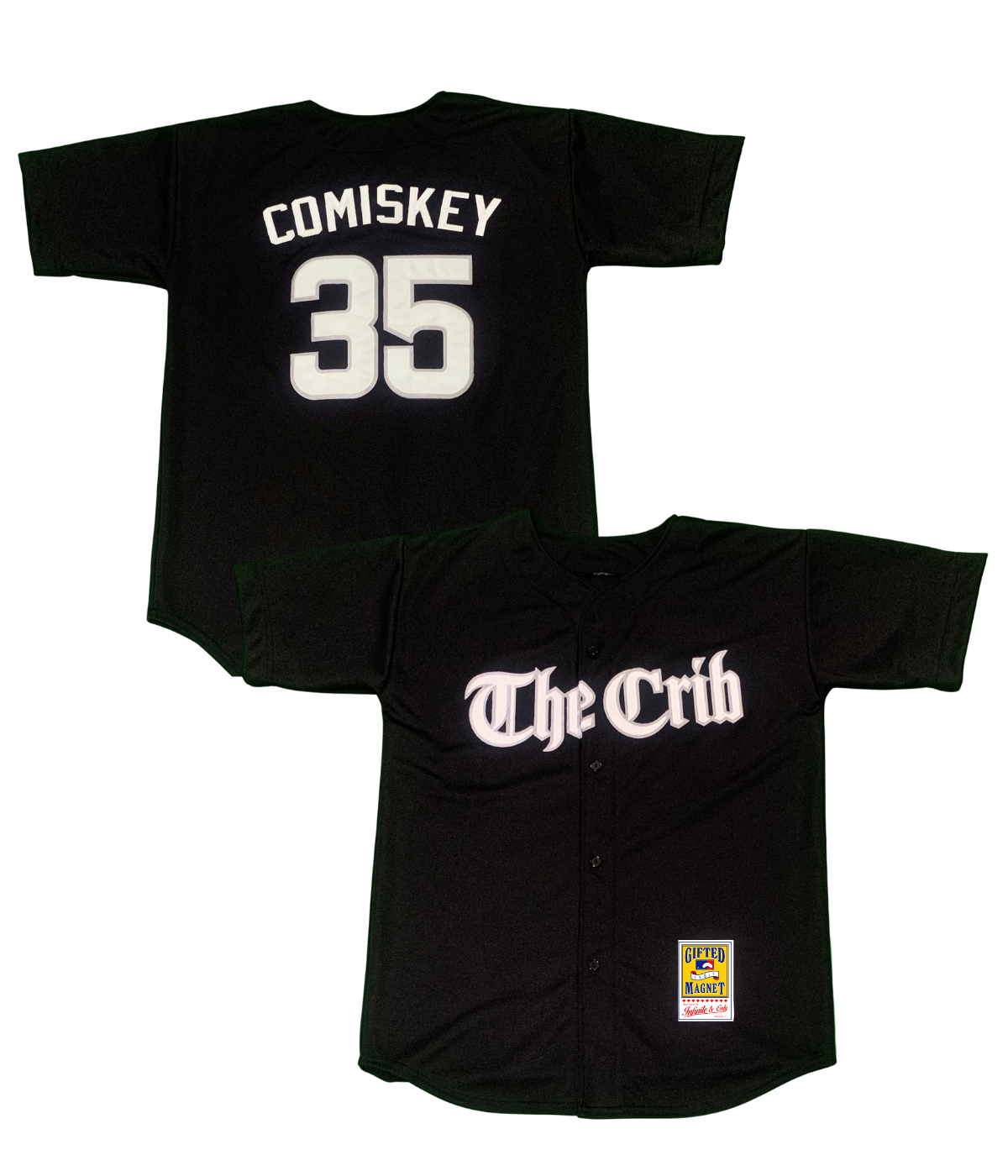 The Crib® Comiskey Jersey - BLACK