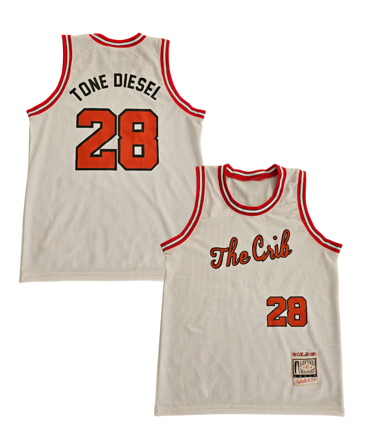 The Crib® Custom Jersey - WHITE
